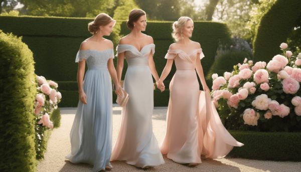 Choose elegant garden formal dresses for outdoor events