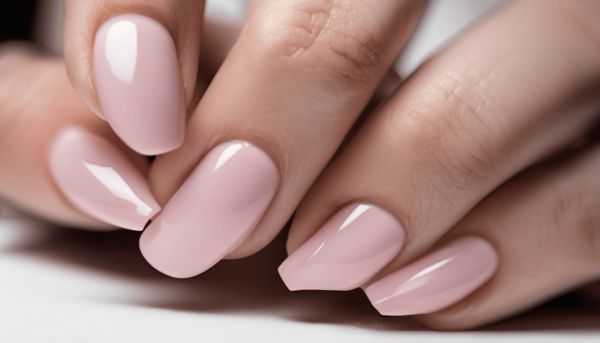 Try these chic pink square nails for your next manicure